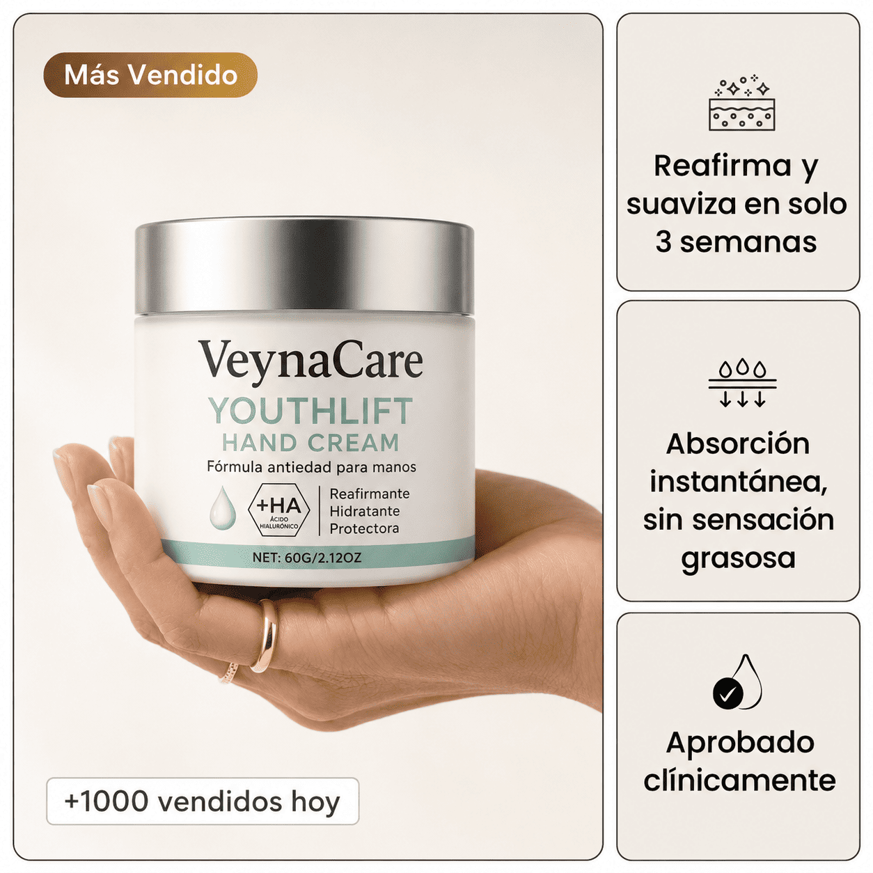 VeynaCare Crema de Manos con Retinol